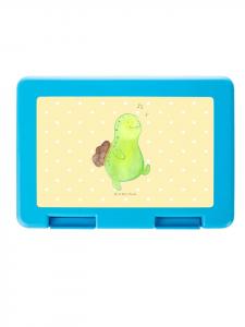 Mr. & Mrs. Panda Коробочка для бенто "Черепаха свистит, не говоря ни слова" в пастельно-желтом цвете