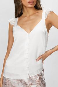 Топ Victoria Cami In White Cami NYC