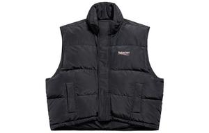 Жилет мужской Balenciaga Cocoon Logo-print, черный