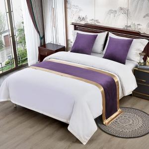 TTiiLoe Бархатное покрывало для изножья кровати фиолетового цвета Velvet Purple