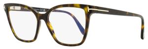 Женские очки Tom Ford Blue Block TF5812B 052 Dark Havana 53 мм