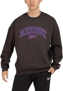 Мужская толстовка Reebok с большим логотипом, черный