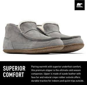 Мужские мокасины Sorel Manawan II, Quarry/Gum 2