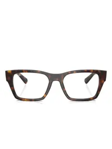 Очки в квадратной оправе Ray-Ban, коричневый