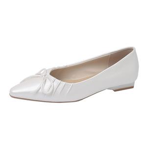 Повседневные однобортные туфли женские Dawei's house, Ecru