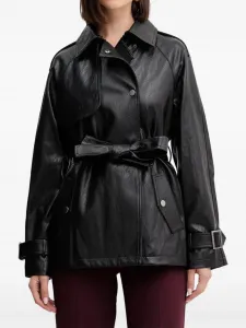 Куртка на пуговицах с поясом Guess Usa, черный