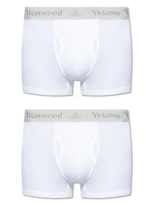Vivienne Westwood комплект из двух боксеров с логотипом, белый