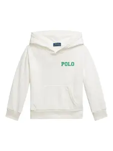 Худи с логотипом POLO RALPH LAUREN KIDS, белый