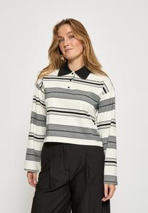 Поло Minus RANIA LONG SLEEVE , Black Striped/Black