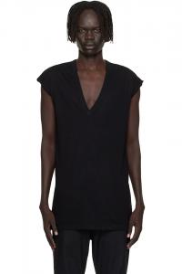 Футболка Concordians с глубоким V-образным вырезом Rick Owens, черный