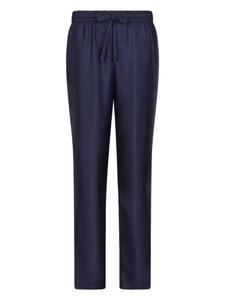 Dolce & Gabbana брюки DG Essentials с вышитым логотипом, синий