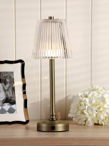 Перезаряжаемая настольная лампа Callaghan Laura Ashley, Antique Brass