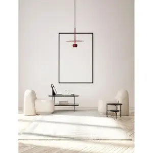 Подвесной светильник EDEM LED-модуль 1 шт. теплый белый Nova Luce, красный