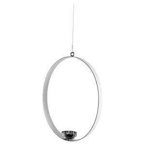 Подсвечник Fink SABINA, 36x4x36 см, серебряный