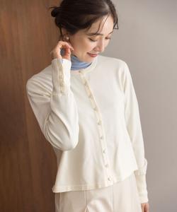 Вязаный кардиган с пуговицами цвета ореха Suite, цвет White [001]