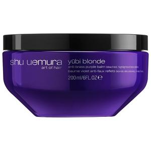 Маска для волос yūbi blonde anti-brass purple balm Shu Uemura, объем 200 мл