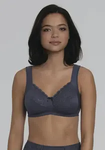 Anita с 1886 года рельефный бюстгальтер, трехчастные чашки, удобные бретели Anita Since 1886, цвет Shadow Blue