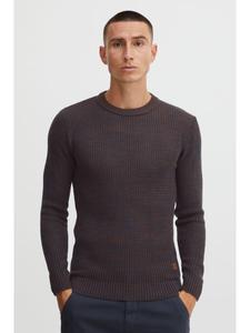 Вязаный свитер INDICODE, темно-синий