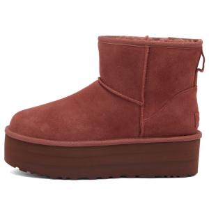 Угги UGG Classic Mini Platform, красный