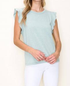 Футболка женская STACCATO, цвет sage