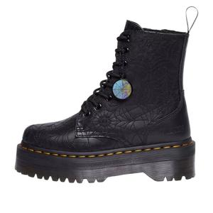 Ботинки Dr. Martens x Wednesday Jadon из кожи на платформе, цвет 'Black Nappa Lux'