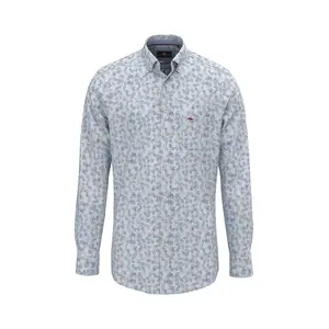 Рубашка с длинным рукавом Fynch Hatton 15098940, серый