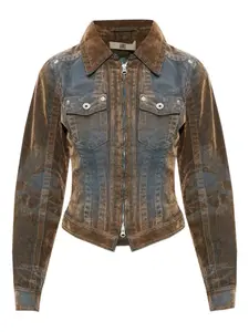 Куртка с карманом на молнии Knwls, коричневый