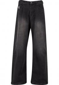 Джинсы с широкими штанинами Karl Kani, черный деним