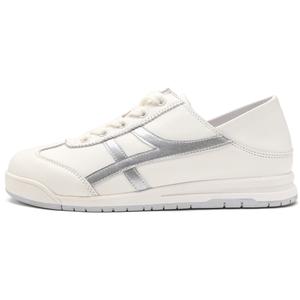 D FUSE SCANDINAVIA Низкие женские кроссовки German Army бежевого и серебристого цвета