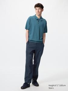 Брюки relaxed из смеси льна Uniqlo, 69 navy