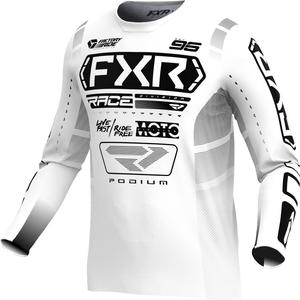 Мотокроссовая майка FXR podium 2025, White/Black