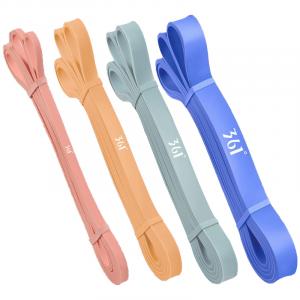 Тренировочная скакалка с эспандерами TPE Unisex 361°, mist розовый+warm светло-оранжевый+shadow asphalt серый+cloud mountain синий[full set professional]