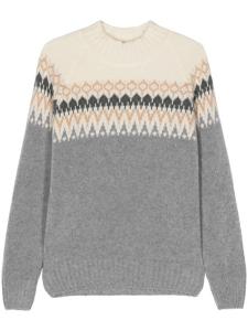 Жаккардовый свитер с узором Fileria, серый