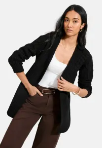 Удлиненный кардиган свободного кроя из плотной ткани. Friends Like These, Black