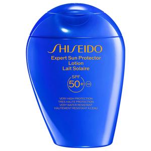 Солнцезащитный крем sun care blue expert sun protector lotion spf50 Shiseido, объем 150 мл