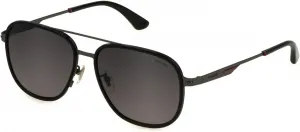 Полицейские солнцезащитные очки унисекс Police, Shiny Gun W/Sandblasted and/Or Matt Part