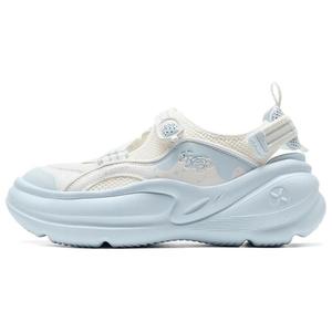 XTEP Устойчивые к истиранию, противоскользящие, низкие повседневные туфли, женские, белые, синие