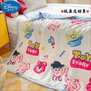 Disney Детское одеяло 110х150 см, наполнитель из соевого волокна, мультяшный принт