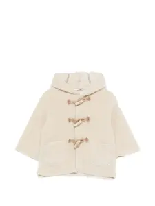 Куртка с капюшоном и застежками-брендерами Il Gufo, бежевый