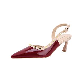 Zomila Тонкие каблуки женские туфли на шпильке бордовые, цвет Burgundy