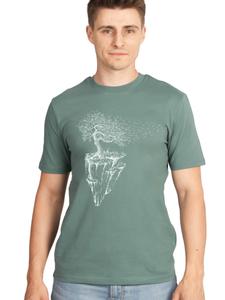 Рубашка Life-Tree Organic Fairwear Maple Island, бирюзовый