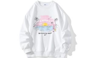 Толстовка с принтом унисекс WARRIOR, белый