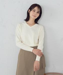 Базовый трикотаж с V-образным вырезом