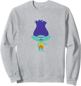 Толстовка «Тролли: Сейчас не лучшие времена», серая Trolls