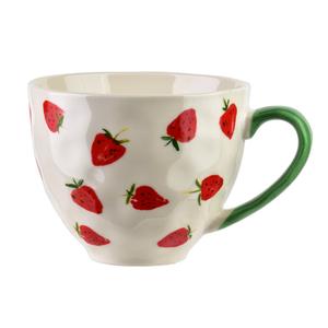 Кружка Trusci Red, фарфор, 11x15x9 см Mondex, красный