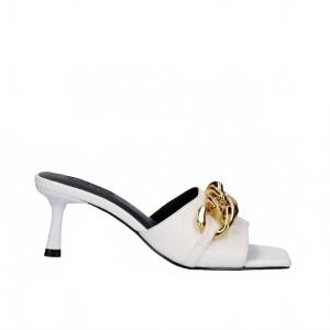 Женские мюли Hf5446 на каблуке белые Exe