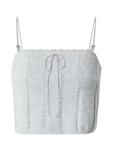 Вязаный топ Tommy Jeans, Mottled Grey