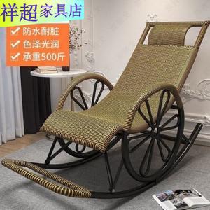 Fantasy Кресло-качалка для взрослых с усиленной стальной рамой, двойными колесами, зеленый и золотой