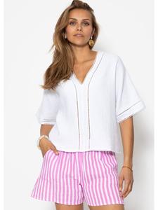 Блузка SASSYCLASSY, белый