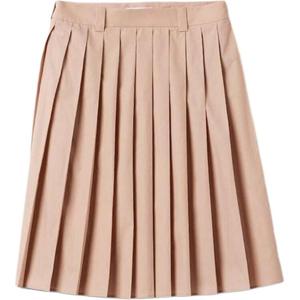 Повседневная длинная юбка женская камея коричневая Miu Miu